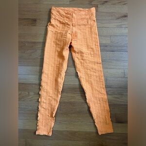 Orange Booty by Brabants Croc Skin Leggings